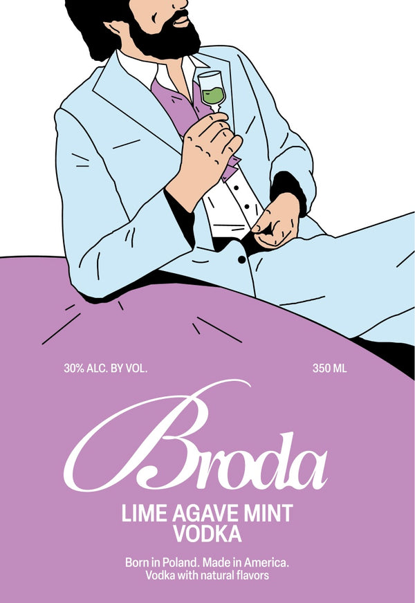 Broda Lime Agave Mint Vodka (350ml)