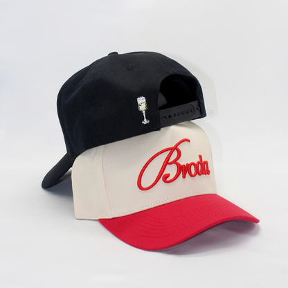 Broda Signature Trucker - Vintage Cream & Red