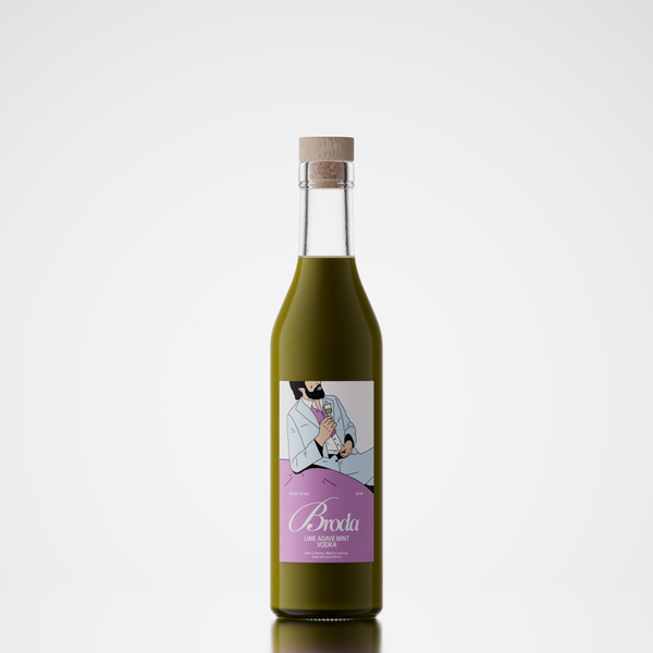 Broda Lime Agave Mint Vodka (350ml)