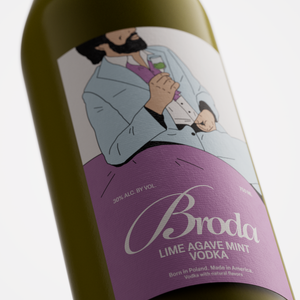 Broda Lime Agave Mint Vodka (350ml)